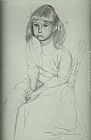 Artist's daughter at 10 years of age by Fred Ross